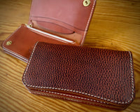 Special Trucker Wallet Vintage Russet Bicolor TexuCrafts